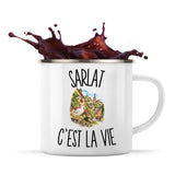 Mug Métal Émaillé Sarlat c’est la vie