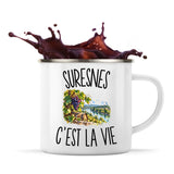 Mug Métal Émaillé Suresnes c’est la vie