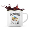 Mug Métal Émaillé Valenciennes c’est la vie