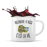Mug Métal Émaillé Villeneuve-d’Ascq c’est la vie