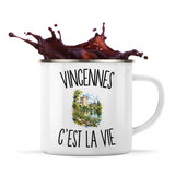 Mug Métal Émaillé Vincennes c’est la vie