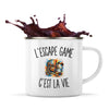 Mug Métal Émaillé L’Escape Game c’est la vie