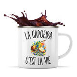 Mug Métal Émaillé La Capoeira c’est la vie
