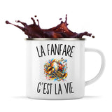 Mug Métal Émaillé La Fanfare c’est la vie