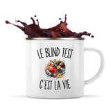 Mug Métal Émaillé Le Blind Test c’est la vie