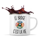 Mug Métal Émaillé Le Bridge c’est la vie