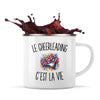 Mug Métal Émaillé Le Cheerleading c’est la vie