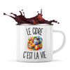 Mug Métal Émaillé Le Cidre c’est la vie