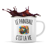 Mug Métal Émaillé Le Paintball c’est la vie