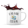 Mug Métal Émaillé Le Vol À Voile c’est la vie
