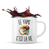 Mug Métal Émaillé Le Yams c’est la vie