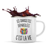 Mug Métal Émaillé Les Chaussettes Dépareillées c’est la vie