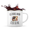 Mug Métal Émaillé Les Excuses Bidon c’est la vie