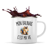 Mug Métal Émaillé Mon Balinais c’est ma vie