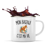 Mug Métal Émaillé Mon Basenji c’est ma vie