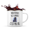Mug Métal Émaillé Mon Bouvier des Flandres c’est ma vie