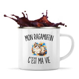 Mug Métal Émaillé Mon Ragamuffin c’est ma vie