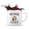 Mug Métal Émaillé Mon Sibérien c’est ma vie