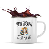 Mug Métal Émaillé Mon Sibérien c’est ma vie