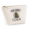 Trousse Beige Mon Barbet c'est ma vie