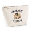 Trousse Beige Mon Bullmastiff c'est ma vie