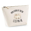 Trousse Beige Mon Coton de Tuléar c'est ma vie
