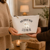 Trousse Beige Mon Coton de Tuléar c'est ma vie