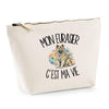 Trousse Beige Mon Eurasier c'est ma vie