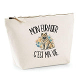 Trousse Beige Mon Eurasier c'est ma vie