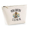 Trousse Beige Mon Griffon c'est ma vie