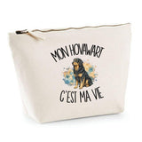 Trousse Beige Mon Hovawart c'est ma vie