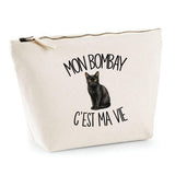 Trousse Beige Mon Bombay c'est ma vie
