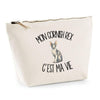 Trousse Beige Mon Cornish Rex c'est ma vie