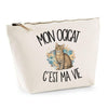 Trousse Beige Mon Ocicat c'est ma vie