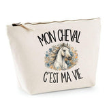 Trousse Beige Mon cheval c'est ma vie