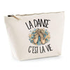 Trousse Beige La danse c'est la vie