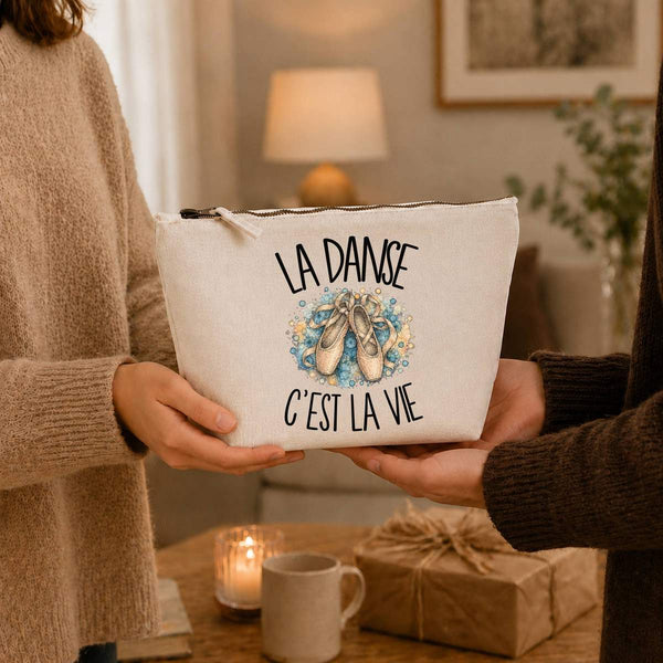 Trousse Beige La danse c'est la vie