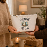 Trousse Beige La sculpture c'est la vie
