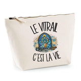 Trousse Beige Le vitrail c'est la vie