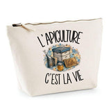 Trousse Beige L'apiculture c'est la vie