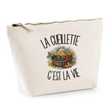 Trousse Beige La cueillette c'est la vie