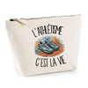 Trousse Beige L'athlétisme c'est la vie