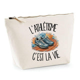 Trousse Beige L'athlétisme c'est la vie