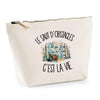 Trousse Beige Le saut d'obstacles c'est la vie