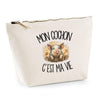 Trousse Beige Mon cochon c'est ma vie