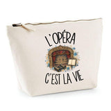 Trousse Beige L'opéra c'est la vie