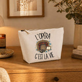 Trousse Beige L'opéra c'est la vie