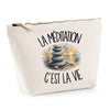 Trousse Beige La méditation c'est la vie