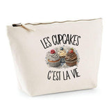 Trousse Beige Les cupcakes c'est la vie