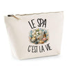 Trousse Beige Le spa c'est la vie